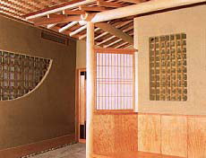 木枠竹窓施工例