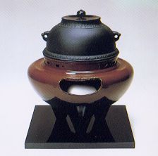 茶室(茶道具)-電熱式風炉（野々田式）【SKK佐々木工業】