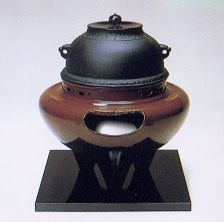 値下げ！丹波焼き　お茶道具耳付き水指　炉風炉両方にo k！　素朴　形がいい